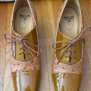 John Fluevog Oxford Heels - never worn!